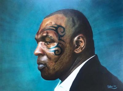 Mike Tyson – 2020 Acrylic on canvas, 60x80 cm