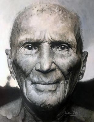 Helio Gracie - 2020 Acrilico su tela, cm 45x55