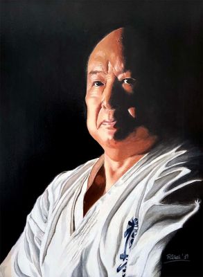 Mas Oyama - 2019 Acrilico su tela, cm 30x40